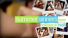 the group of friends at the outdoor pool decided clothes were strictly prohibited