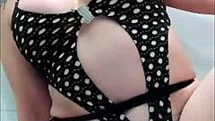 Alejita shows big tits and ass to milfs in Ecuador!