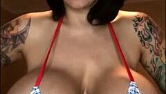 Ricki Raxxx Teases With Her Big Tits And Huge Areolas