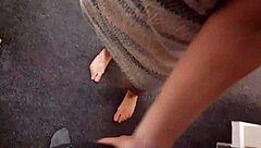 i spied on my stepsister and got caught in the bathroom