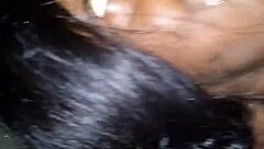 gloryhole fun with big booty ebony african american sucking juicy pussy