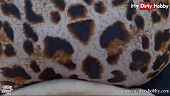 Miley Weasel enjoys public encounter by the road