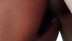 Cute Mexican Brunette Stops Cock With Her Feet?