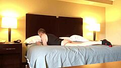 Hey, show my blonde wife why you're the boss with riding.