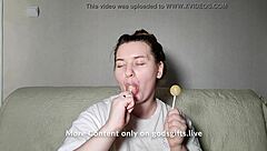 How I Love Giving Double Blowjob To Two Hard Cocks On Homemade Webcam