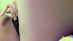 Hot blonde lover gives blowjob and plays with big tits.