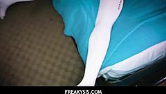 Taylor may sucks stepbro's big cock after he fucks her