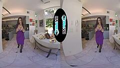 Small Tit Asian Lulu Chu Rides Big VR Dick Hard!