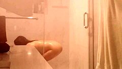 Bathroom anal and pussy play