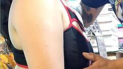 Young student gives blowjob for job interview