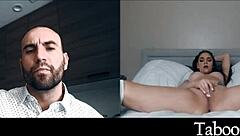 Oh wow, stepdaughter does the nasty on video call for uncle!