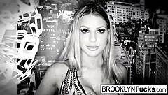 Hot Brooklyn Gets Cumshot On Huge Tits!