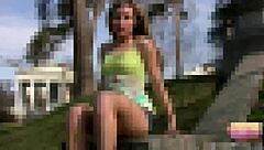 teasing in tiny 18+ panties under my skimpy skirt for you