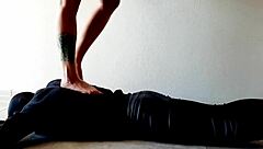 Femdom Nika takes control with her foot fetish
