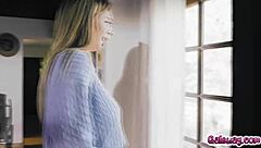 when gabbie caters to two girlfriends, eliza ibarra and lulu chu show up at her house, the two get playful and want to join her