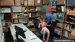 Bonnie Grey and Maya Bijou in a robbers themed adventure