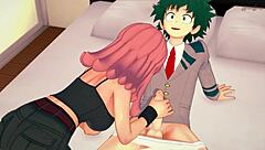 Mei Hatsume Rides Deku Passionately