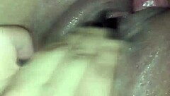 Amateur married woman enjoys and squirts abundantly.