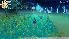 princess sits on face, rubbing clitoris in hentai game