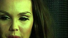 milf domina strips down to show big boobs