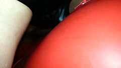 Wife In Latex Suit Bends Over