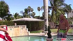 Intense Independence Day Group Sex With Monster Cocks