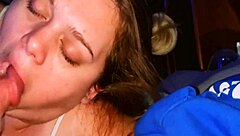 Filthy Wife Swallows Cum