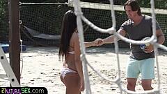 tattooed glam babe sucks and rides