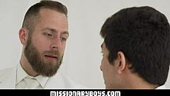 Prude Missionary Boy Sucks Old Cock