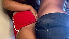 I was home alone with my naughty stepbrother, and he couldn't resist fucking me doggystyle.