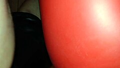 Wife In Latex Suit Bends Over