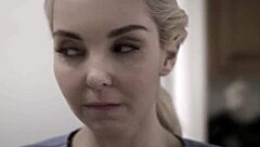 I can’t believe I was tricked into fucking the masseuse’s mate during my teen massage session. It was so unexpected with that old blonde guy!