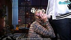 wow, teen masturbates big fat cock in uniform at work, close up cumshot without hands 😍