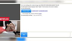 Girlfriend makes strangers cum on random cam shows