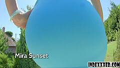 Mira Sunset's Rough Anal Play with Vibrator and Toys