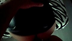 Man, I’m so into this skinny girl’s blowjob and doggystyle in her mini leather skirt POV, ya know!