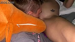 Licking pussy intensely