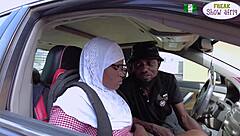 Stepdaughter gets a quickie before school in car