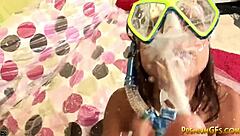 Kina Kai's Big Boobs Dominate Intense Blowbang Fucking