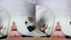 Czech VR 332 - Subil Arch in lingerie rides cock