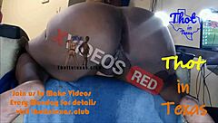 Fat ass thot rides cock in texas