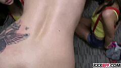 cyber sluts get punished nicely in garage