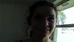 Man, I messed up watchin’ this ugly pregnant chick givin’ a sloppy blowjob outdoors!