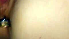 i'm pleasuring myself and making a mess on the bed