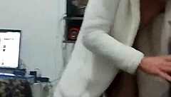 Marid�o Fresh from Shower Wrapped in Just a Towel