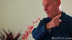 German teen amateur gets cumshot in stone age stepfamily fun scene.