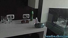 sexy teen latina gets intense pov blowjob and facial