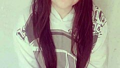 Shy slut, touch your pussy and moan for me.