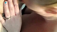 Hot Blonde Sucks It Deep