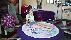 lesson 178 on yoga instruction with mommy